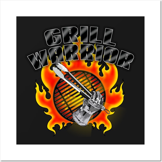 Be The Grill Warrior! Wall Art by TJDraws1